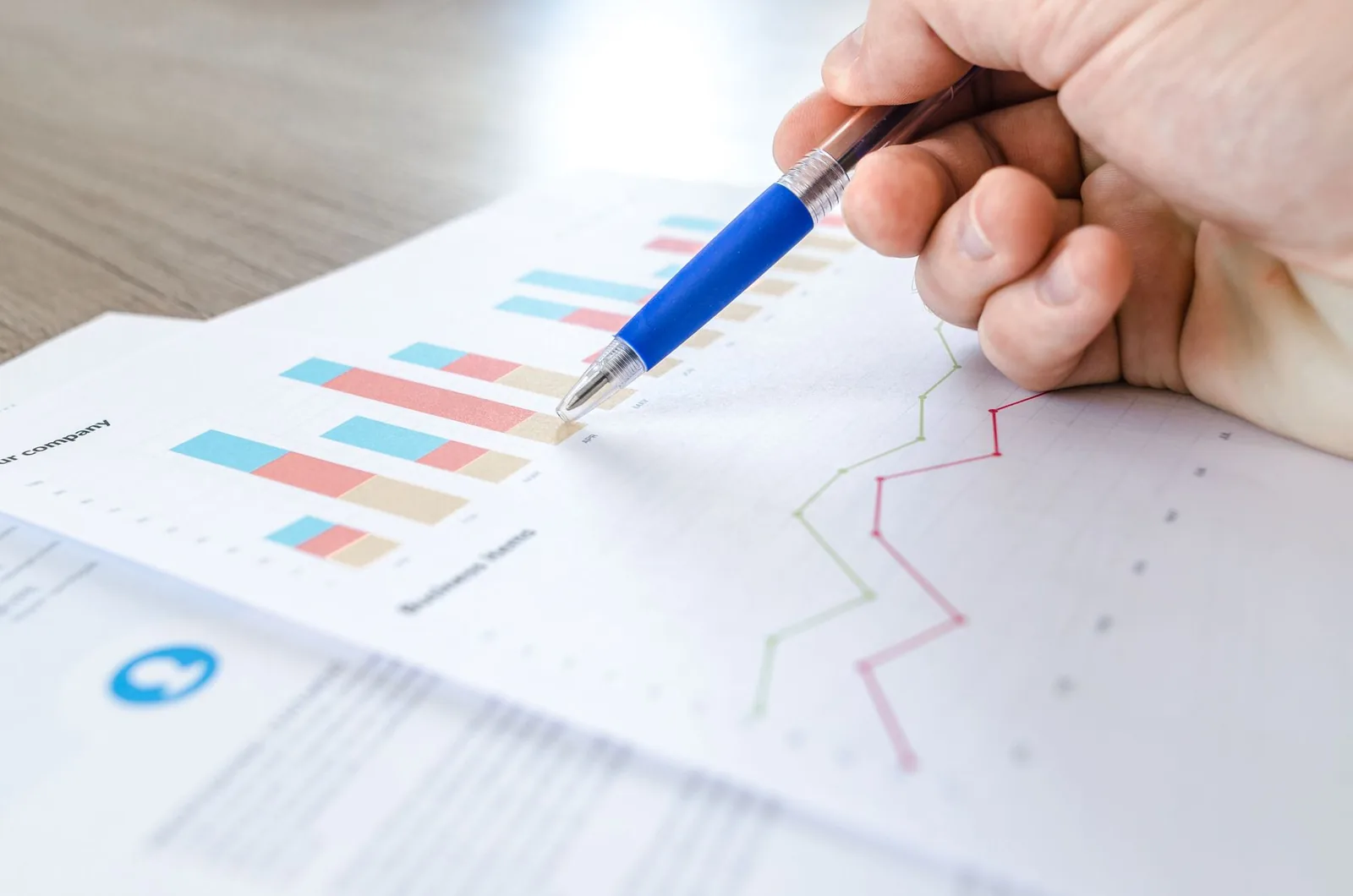 Análisis de gráficos para estimar el valor de una empresa